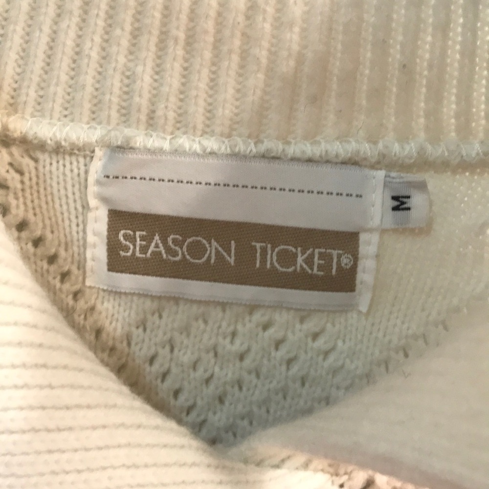 ⚡️FINAL PRICE⚡️VTG Season Ticket Flower Sweater - Picture 5 of 12